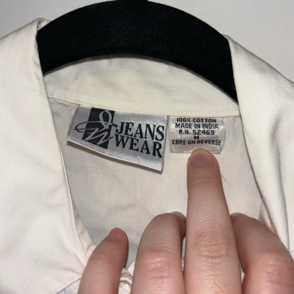 Jeans Wear Vintage Western Embroidered dress shirt- medium - Picture 5 of 10